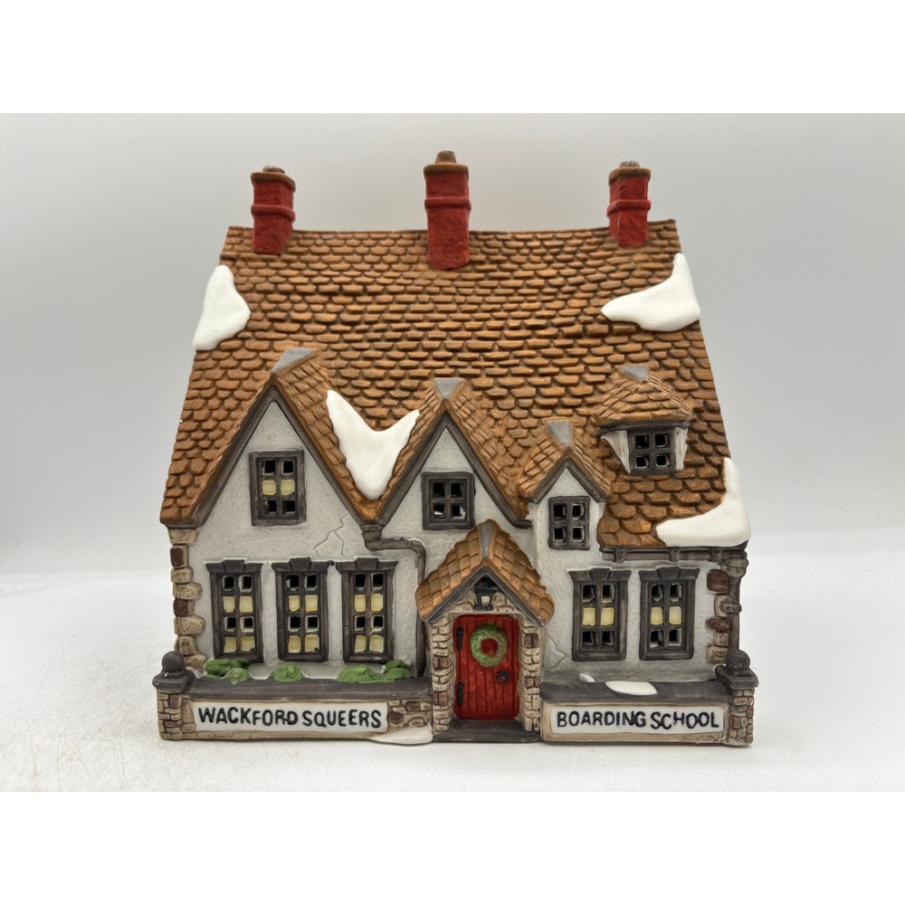 Dept 56 1988 HVC DVS Nicholas Nickleby Wackford Squeers Boarding School 5925-0